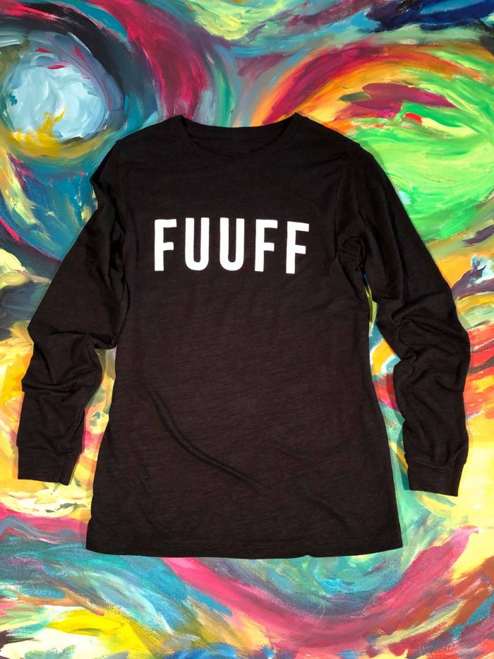 FUUFF Long Sleeve Black Tee